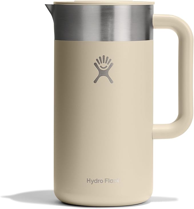 Hydro Flask French Press- Insulated Stainless Steel Coffee Maker, Camping and Outdoors Harbor Blue
