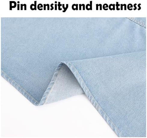 Denim Apron with Big Pockets Adjustable Cooking Apron Jean for Hair Stylist Gardening Craftsmen Barista Hairdresser - Image 7
