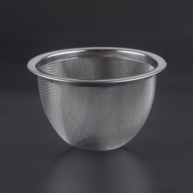 Reusable Stainless Steel Tea Infuser Mesh Strainer, Silver 6cm Metal Teapot Replacement Mesh Strainer, Tea Steeper Basket Filter Mug, Cup, Teapot Accessories, Cup Accessories