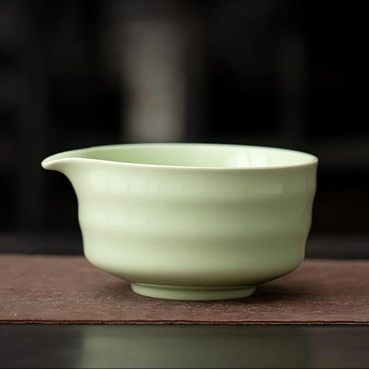 Matcha Tools ，Matcha Whisk Holder， Matcha Chasen Whisk Stand ，Ceramic Holder ，Matcha Bowl ，Traditional Japanese Tea Ceremony Starter (Green Matcha Bowl)