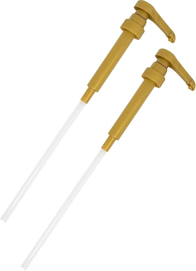 Syrup Pump Compatible with Torani, DaVinci and Skinny (Set of 2) - fits bottles (25.4 oz-750ml) (Gold) - Image 4