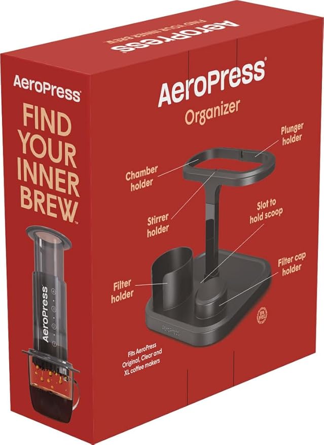 AeroPress 89209131 Organizer Stand, Compact Storage, Fits All Types