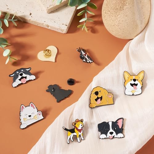 Enamel Pins Coffee Dog Cowboy Assorted Cute Alloy Brooch Funny Labels Badge Aesthetic Backpack Pins - Image 2