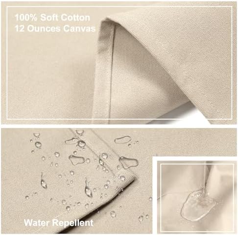 ZOMAO Chef Apron for Women Men with Large Pockets, Cotton Canvas Cross Back Waterproof Work Aprons for Kitchen Cooking Bib - Image 5