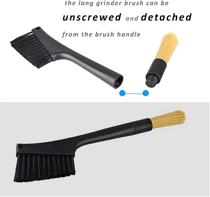Powder Cleaning Brush Tools,Coffee Bean Grinder Brush and Counter Sweep Brush - Image 4