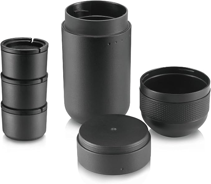 WACACO Minipresso Kit, Accessory for Minipresso GR, Larger Water Tank with 3 Filter Baskets, for Lungo Espresso