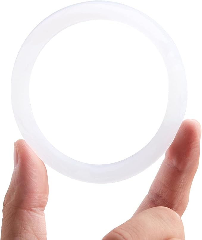8 Pcs Replacement Spare Food Grade Silicone (Better Than Rubber) Gasket Seal Ring For Aluminium Stovetop Coffee Maker Pots Moka Express Dama Bialetti 9 Cups.