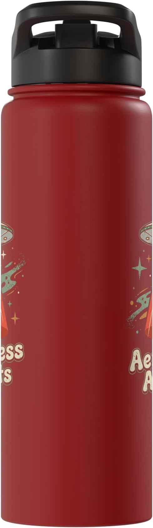 UFO AeroPress Funny Coffee Shirts Sci-Fi AeroPress Brewing Stainless Steel Insulated Water Bottle
