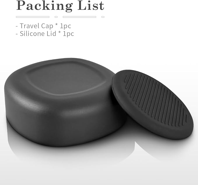 CAFEMASY Silicone Cover Lid Travel Cap Pack Compatible with Aeropress Go Espresso Coffee Maker Replacement Parts Coffee Accessories Tools