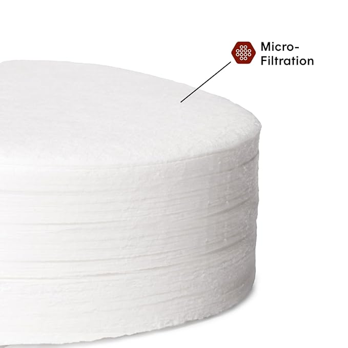 AeroPress Coffee Maker White Paper Micro-Filters, Compostable Coffee Filters Made From White, Chlorine-Free Paper, Fits Standard Size AeroPress Manual Coffee Makers, 4 Pack (1400 Count)