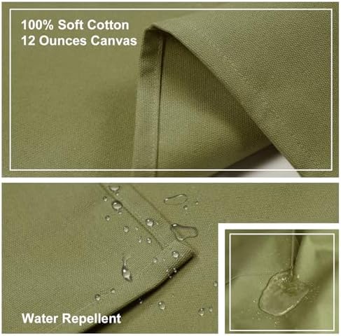 ZOMAO Chef Apron for Women Men with Large Pockets, Cotton Canvas Cross Back Waterproof Work Aprons for Kitchen Cooking Bib - Image 5