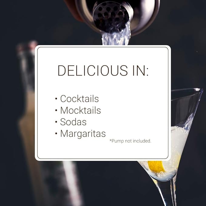 Monin - 5 Flavor Classic Cocktail Collection: Pomegranate, Mojito, Agave Nectar, Mango, and Pure Cane Syrups, Great for Classic Happy Hour Cocktails, Non-GMO, Gluten-Free (50 ml per bottle)
