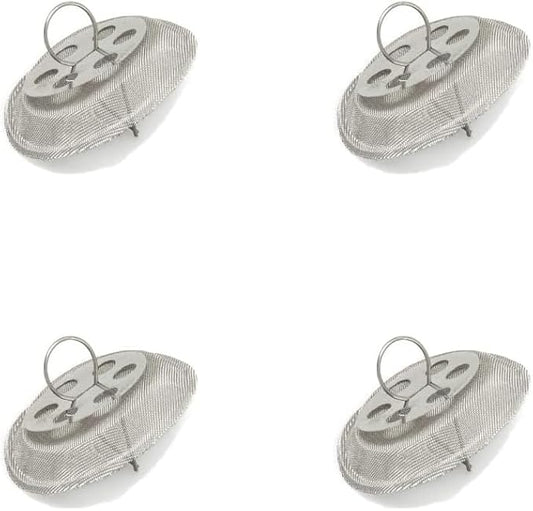 4 Pack Round Tea Strainer for Spout Inside, 1.52" Diameter, Stainless Steel, Kettle Spout Filter - Insert Inside Spout of Teapot