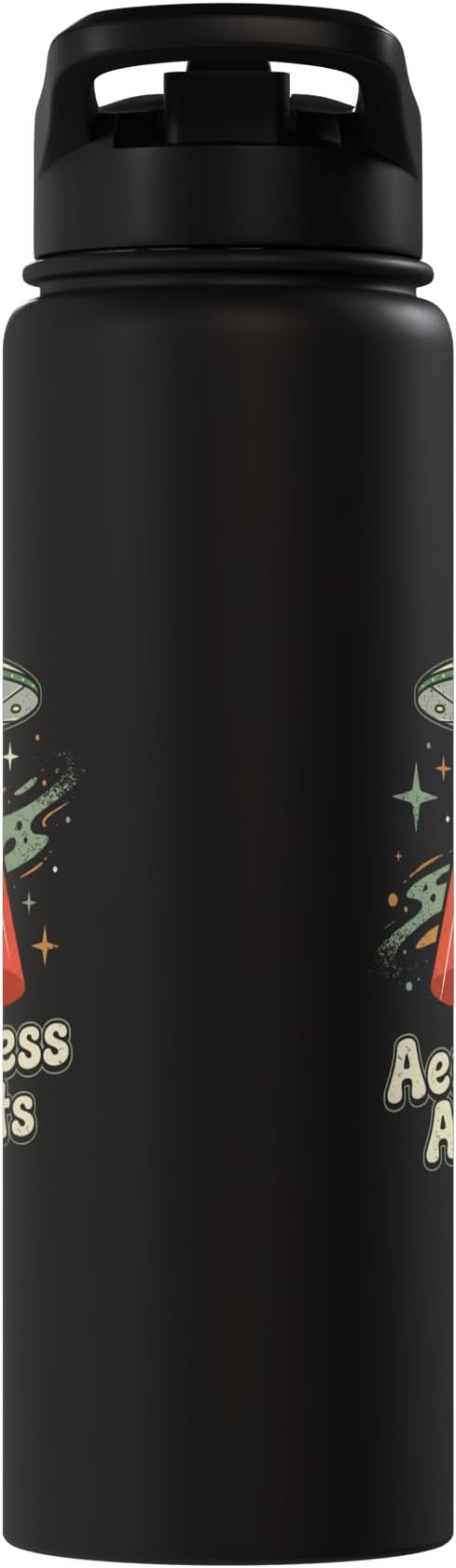 UFO AeroPress Funny Coffee Shirts Sci-Fi AeroPress Brewing Stainless Steel Insulated Water Bottle