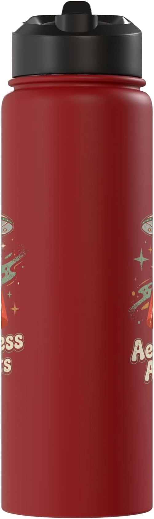 UFO AeroPress Funny Coffee Shirts Sci-Fi AeroPress Brewing Stainless Steel Insulated Water Bottle