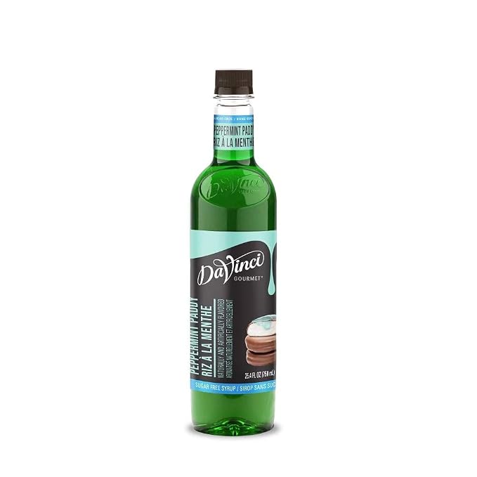 DaVinci Gourmet Sugar Free Peppermint Paddy Syrup, 750 mL Plastic Bottle by DaVinciGourmet
