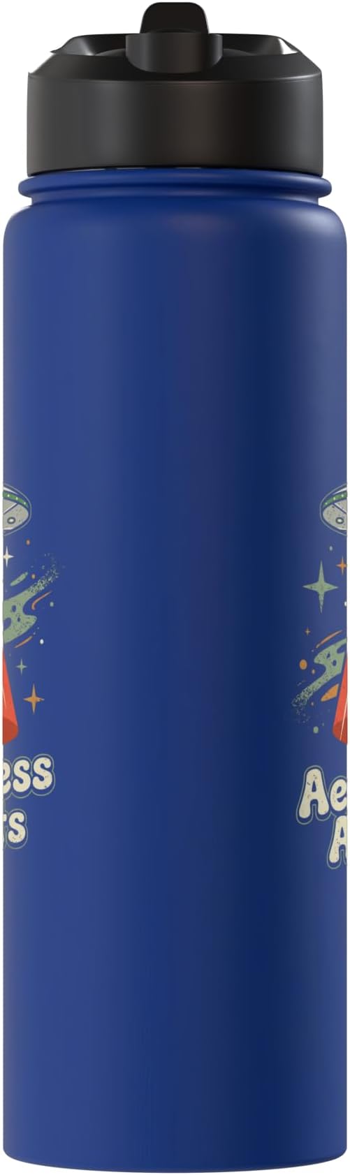 UFO AeroPress Funny Coffee Shirts Sci-Fi AeroPress Brewing Stainless Steel Insulated Water Bottle