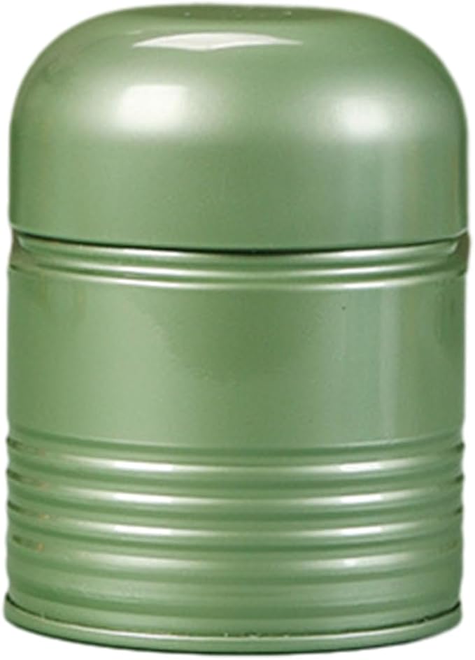 Tea Tin,Round Tea Box Compact Tea Container Convenient Tea Storage Box Tinplate Tea Canister Tea Storage Jar for Various Teas