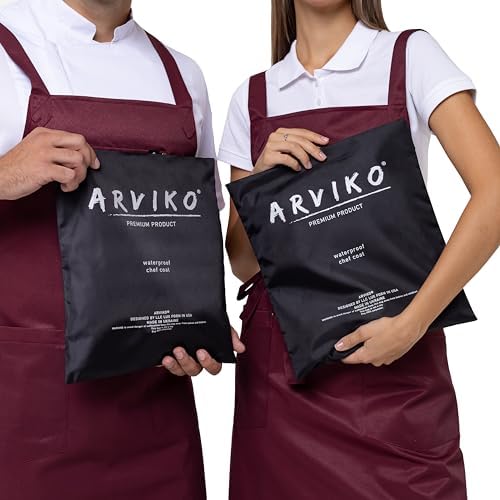 Aquasafe Water-Repellent Cross-Back Bib Apron - Unisex One Size - Image 5
