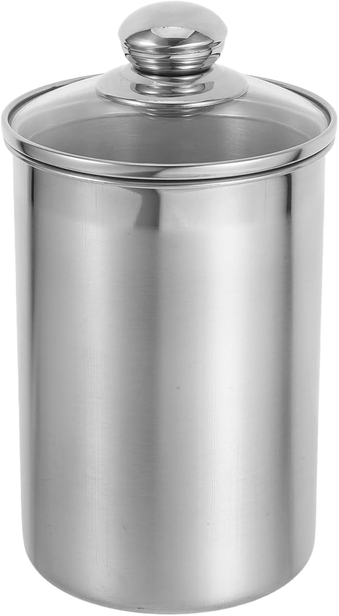DOITOOL Stainless Steel Food Storage Canister 1.75 Quart Airtight Sealed Jar with Handle for Coffee Beans Tea Snacks Kitchen Pantry Organization