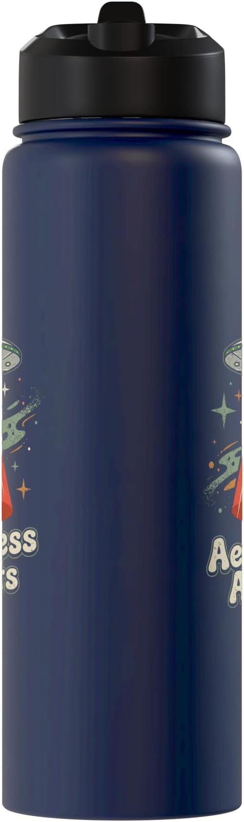 UFO AeroPress Funny Coffee Shirts Sci-Fi AeroPress Brewing Stainless Steel Insulated Water Bottle