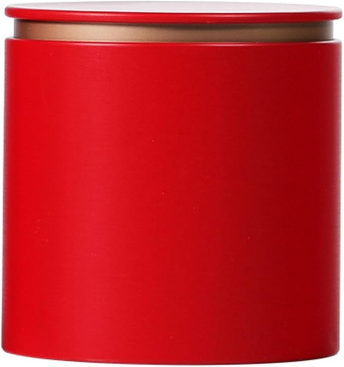 Tea Tin,Metal Tea Canister for Loose Leaf Tea Storage Coffee Storage Container Herbs Stash Jar Metal Tea Box Can Candy Holder