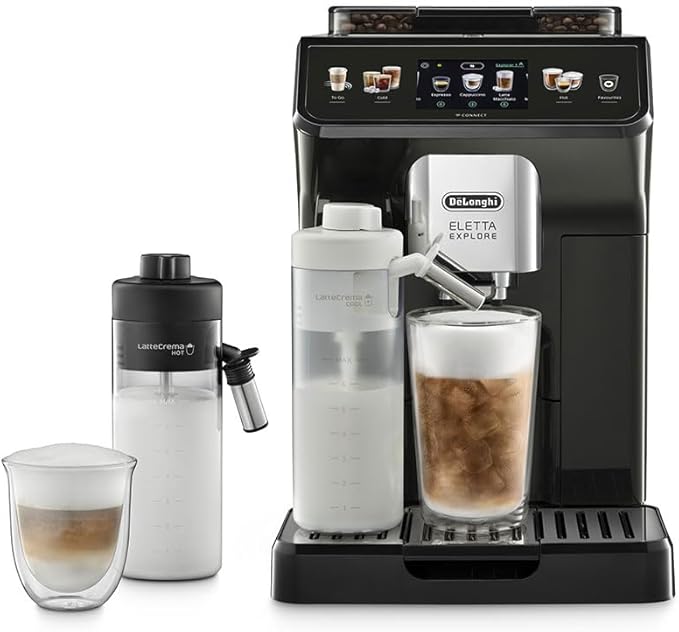 De'Longhi De'Longhi Eletta Explore Fully Automatic Espresso Machine 1.8 L, Black, ECAM45065G