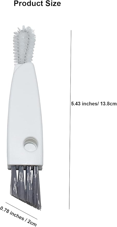 Tiny Cleaning Brush-Mini Multi-Functional Crevice Cleaning Brush, Water Bottle Cleaning Tools for Bottle Cup,Nursing Bottle Cup-1Pack… - Image 2
