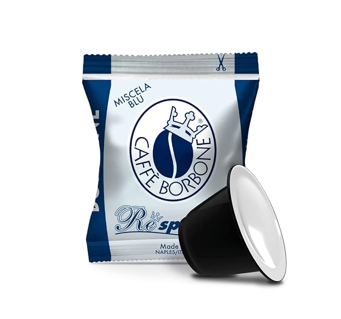Caffè Borbone Blue Blend Nespresso Compatible Espresso Coffee Pods, 200 Count Espresso Pods