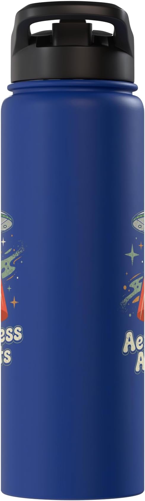 UFO AeroPress Funny Coffee Shirts Sci-Fi AeroPress Brewing Stainless Steel Insulated Water Bottle