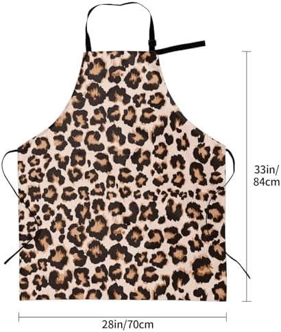 Perinsto Waterproof Apron With 2 Pockets Kitchen Chef Aprons Bibs For Cooking Baking Painting Gardening Grooming - Image 6