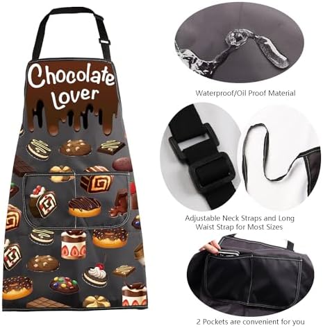 MBMSO Baking Apron the Secret Ingredient is Always Love Apron Baker Gifts Baking Cooking Gifts for Bake Lover Kitchen Apron - Image 5