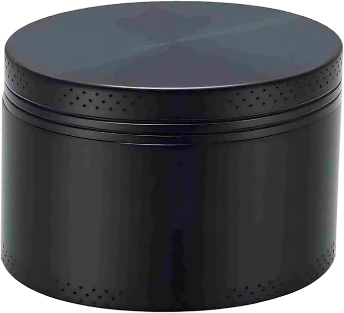 2.5-Inch Premium Manual Grinder for Coffee Beans, Spices, and Herbs - Heavy-Duty Aluminum, Smooth Grinding, Non-Stick Design, Essential Kitchen Tool - Black