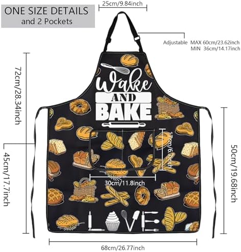 MBMSO Baking Apron the Secret Ingredient is Always Love Apron Baker Gifts Baking Cooking Gifts for Bake Lover Kitchen Apron - Image 2