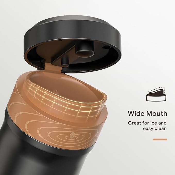 Portable French Press Stainless Steel Coffee Maker Travel French Press Insulated Bottle Cup - 320ml Portable Coffee Maker with Double Wall Insulation, Ideal for On - the - go Coffee Lovers