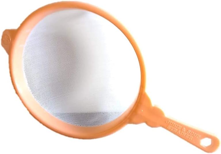 Plastic Juice Strainer 7 Number 33 CMS long and 19 CMS diameter strain jali chalni soup mango ras multicolour