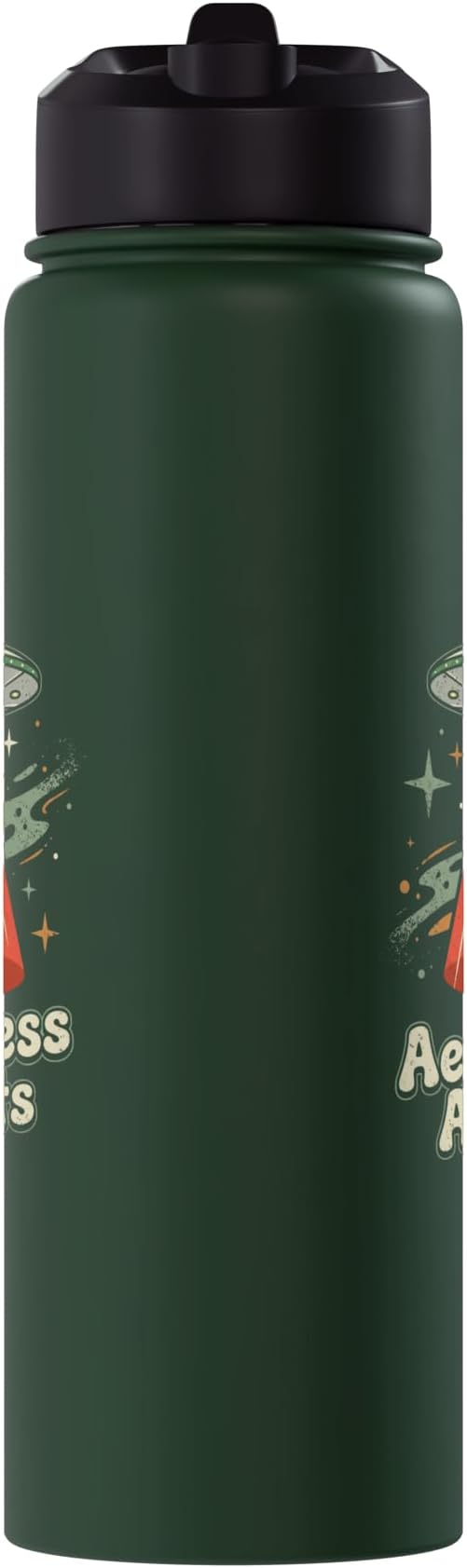 UFO AeroPress Funny Coffee Shirts Sci-Fi AeroPress Brewing Stainless Steel Insulated Water Bottle