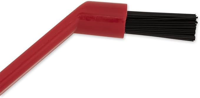 RSVP International Espresso Coffee Kitchen Cleaning Tool, Machine Brush, Red - Image 3