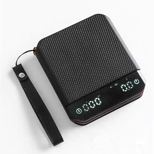 Coffee Scale with Timer,Electronic Food Scale,EAVO Digital Multifunction Weighing Scale with 2kg/0.1g High Precision for Drip Coffee, Baking, Cooking