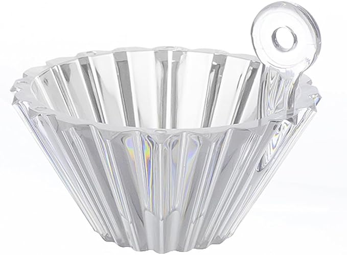 CAFEMASY Pour Over Coffee Drip Assistant Paper Filter Presser Shape Fixed Tool For V60 & Basket Filters Small Funnel for Manual Coffee Grinder