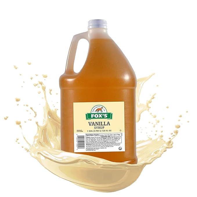 FOX'S U-BET Syrup Bottle, Kosher Certified, Brooklyn Original, Fat Free (1 Gallon, Vanilla) by Foxsu-bet