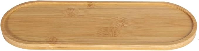 Bamboo soap Dispenser Tray, Bathroom Countertop T ray Kitchen T ray Bamboo T ray Sink Tray Dresser Jewelry Ring Dish, Comestic Holder Bathtub Organizer, Ideal for Jewelry, Cosmetics（ 24 × 8 cm）