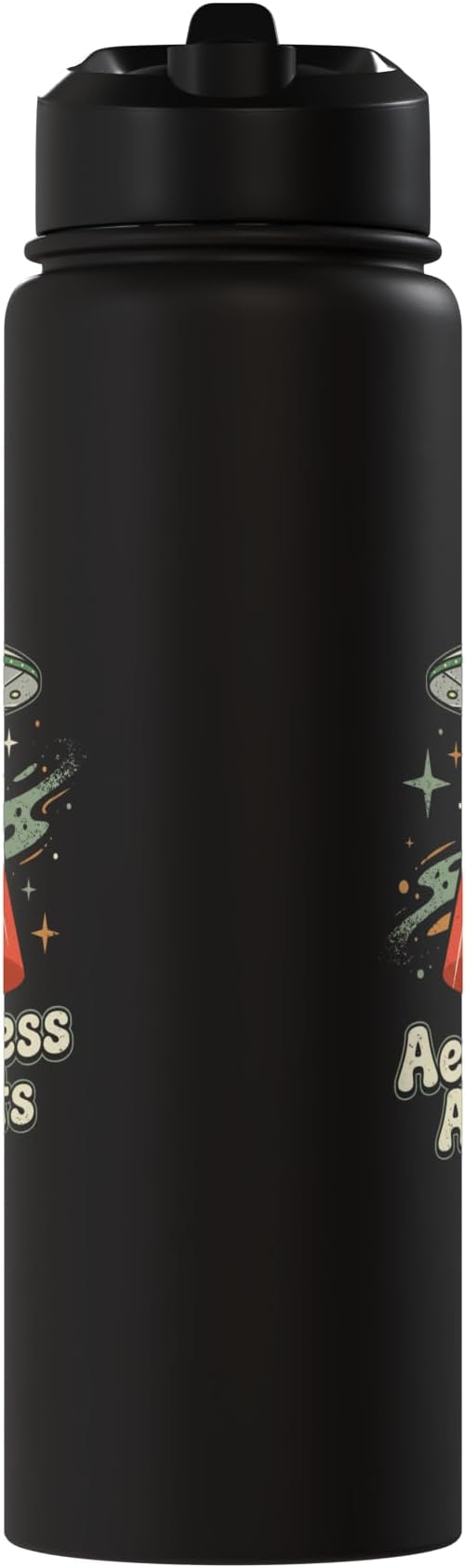 UFO AeroPress Funny Coffee Shirts Sci-Fi AeroPress Brewing Stainless Steel Insulated Water Bottle