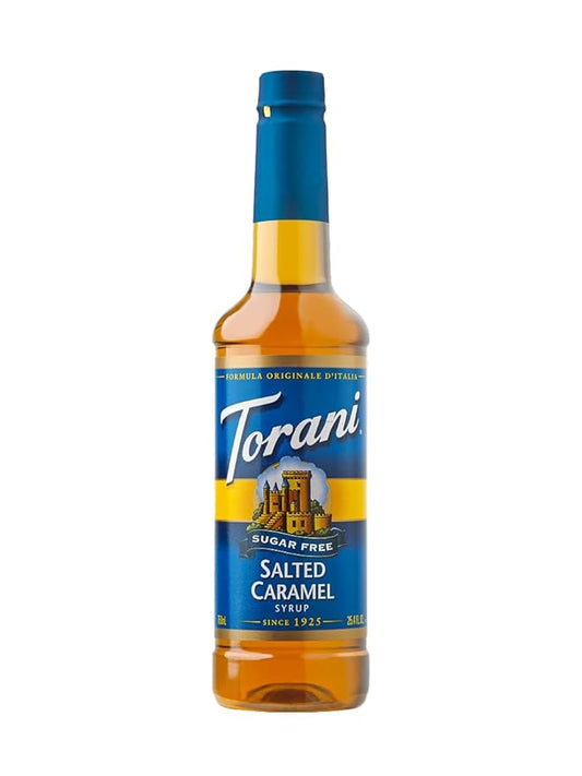 Torani Sugar Free Salted Caramel Syrup, 25.4 oz
