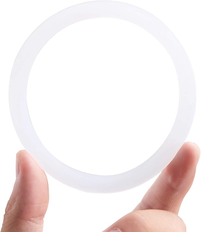 8 PCS Replacement Spare Food Grade Silicone (Better Than Rubber) Gasket Seal Ring For Aluminium Stovetop Coffee Maker Pots 12 Cups