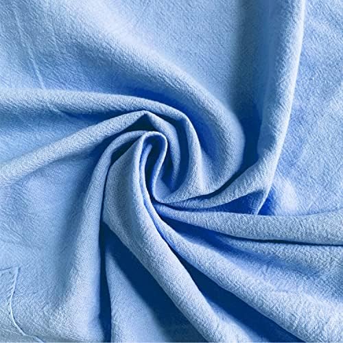 Uaussi Cotton Linen Apron Cross Back Work Apron for Women with Pockets Pinafore Dress X Cross Halter Apron for Chef Gardening - Image 2
