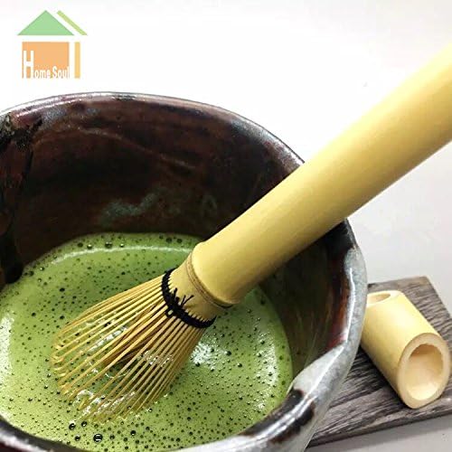 Home Soul Long Handle Bamboo Matcha Whisk Chasen For Mug/Cups
