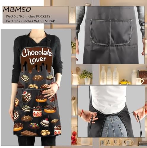 MBMSO Baking Apron the Secret Ingredient is Always Love Apron Baker Gifts Baking Cooking Gifts for Bake Lover Kitchen Apron - Image 3