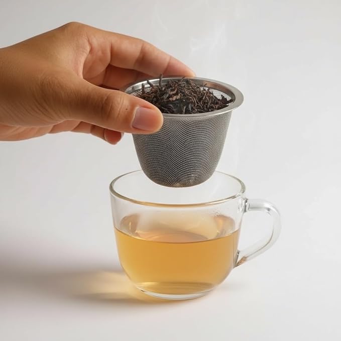 Japanese Fine Mesh Tea Sifter – Stainless Steel Tea Strainer for Matcha & Loose Leaf Tea Made in Japan