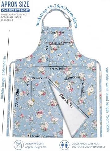 Molaxhome Split Pottery Apron with 3 Pockets Unisex with Adjustable Strap | Cotton Blend,Kitchen Apron,for Ceramics,Gardening,Kitchen Cooking - Image 2